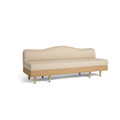 Iris Woven Linen Bench