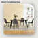 Shivani 5-Piece Modern Dining Set With Rectangular Wood Grain Table And 4 Upholstered Dining Chairs