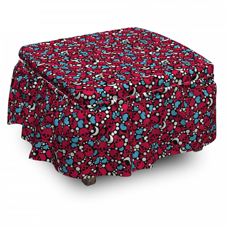 Box Cushion Ottoman Slipcover