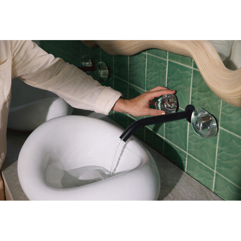 Lavabo de salle de bain vasque ovale 21-1 / 2 po sans trop-plein Landhapes By Daniel Arsham