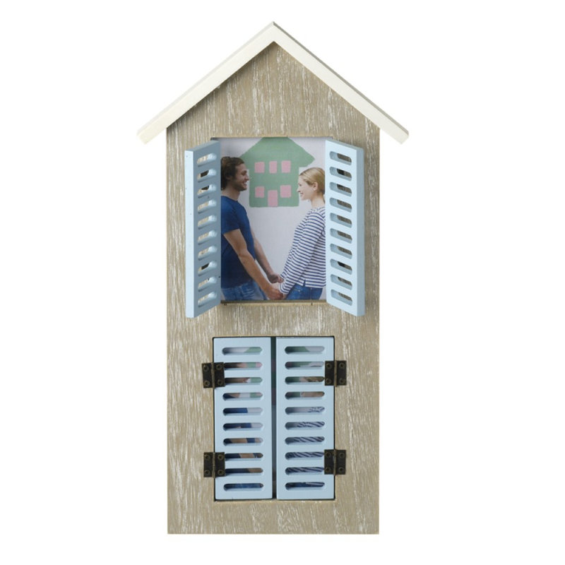 Blue, Brown Picture Frame