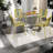 Dining Table Sets(Must include both Table and Chair) Modern PP Metal Set