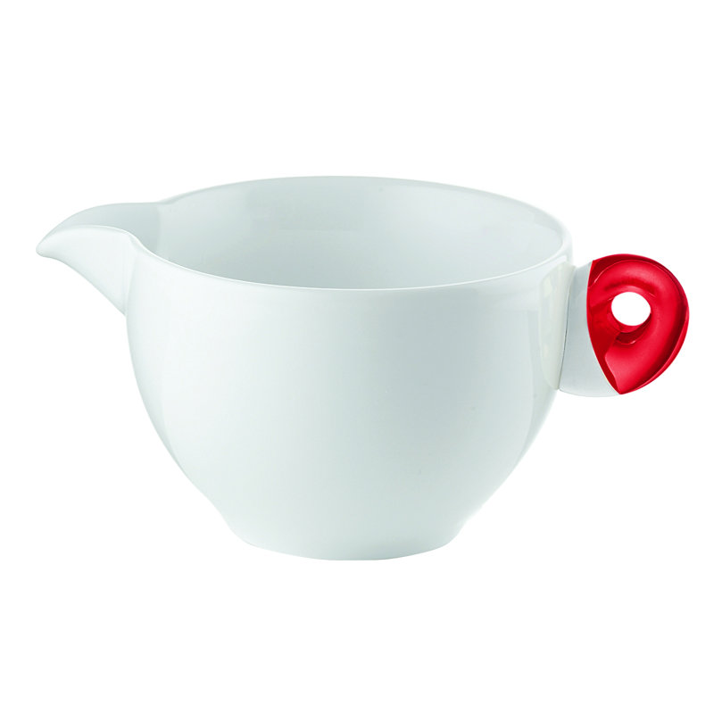 Pichet 3,7 oz à lait Art & Café, Rouge