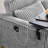 Magnificent Gray Corduroy With Pull-Out Tabletop & Port Extraordinary Movable Table And Input-523849894