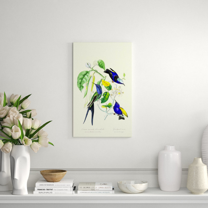 Hummingbird On Orange Tree Print by Porter Design, 64" H x 40" W, Outdoor