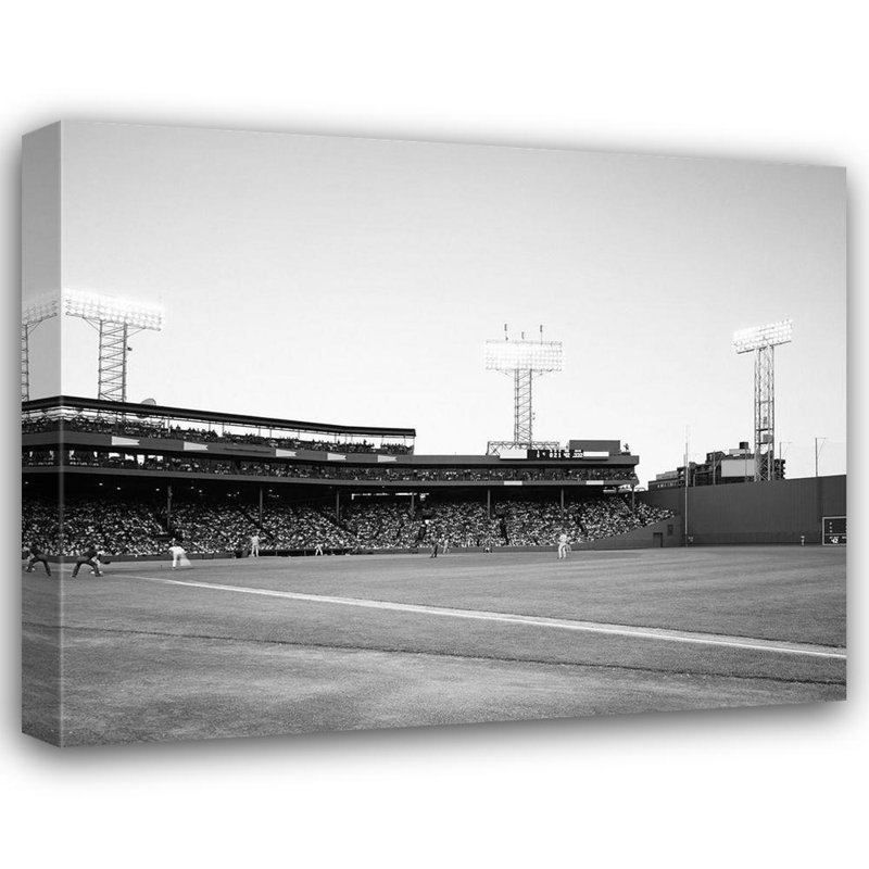 «Lark Manor ™ Highsmith, Carol», art sur toile tendue: Baseball Park and the Green Monster, Boston