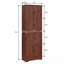 Armoire de rangement murale 8 portes avec 4 tablettes-1697837013
