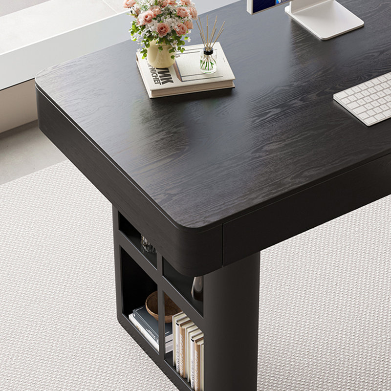 Bureau en bois massif multicouches avec tiroirs