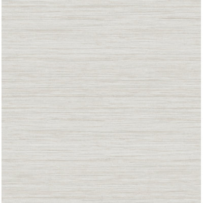 Barnaby Off-White Faux Grasscloth Wallpaper