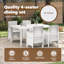 5 Piece Garden Dining Set Poly Rattan-1483614825