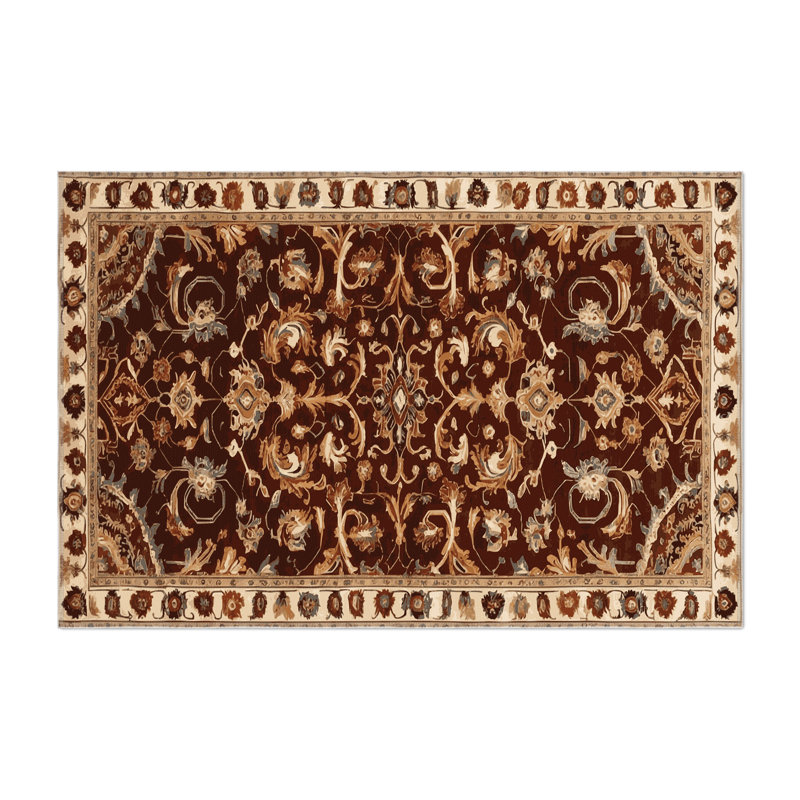 Tapis turc intérieur et extérieur brun, Rectangle 9 pi x 12 pi