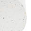 Table d'appoint cylindrique en béton terrazzo pour usage extérieur et intérieur