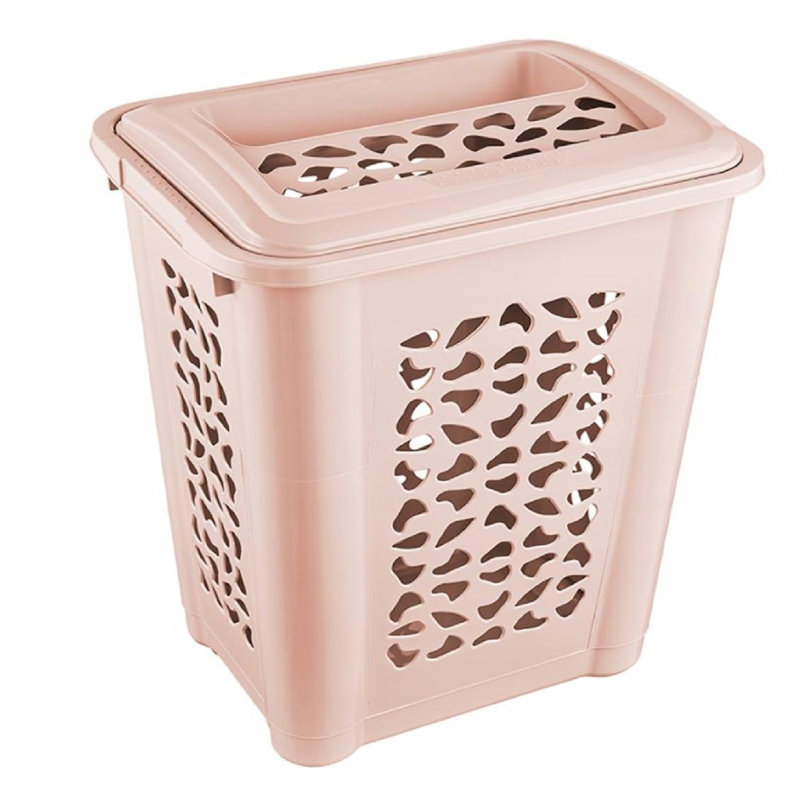 60 L Laundry Hamper, Pink