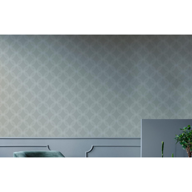 Superfresco Easy Serpentine Geometric Grey Wallpaper