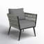 Chaise de patio avec coussins Brancon-88487847