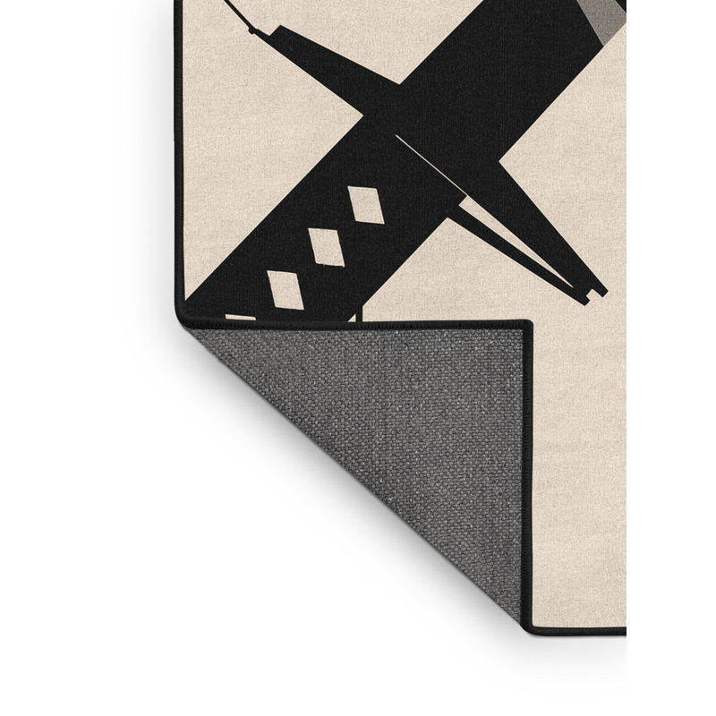 Tapis doux et moelleux en épée Katana, 6 X 9