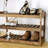 6 Pair Solid Wood Shoe Rack