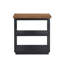 Ensemble de tables d'appoint 3 pièces en bois brun / brun Decker