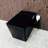 Black Square Smart Toilet With Built-In Tank, Auto Flush, Heated Seat, Remote Control, Led Display, Enrichment Tank For Bathroom, Finish-121640344