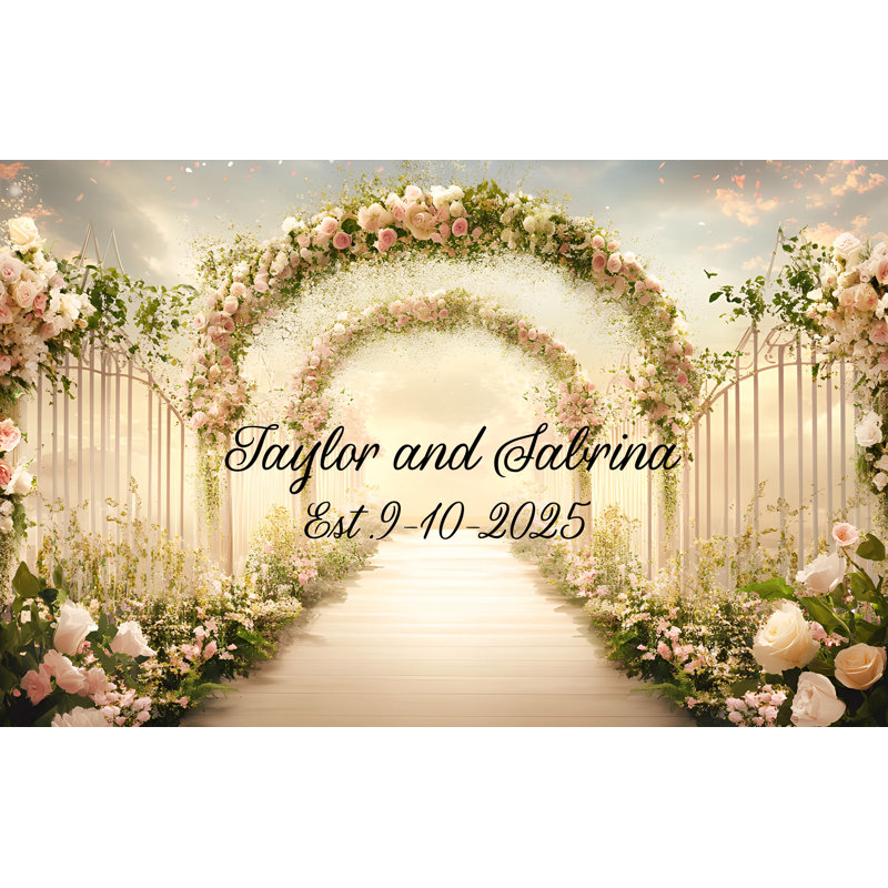 Papier peint mariage Golden Golden, L 96 po x l 60 po, Luxury Canvas Texture