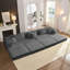 Canapé modulaire surdimensionné rembourré, canapé de sol en forme de L avec 6 coussins-1803943246