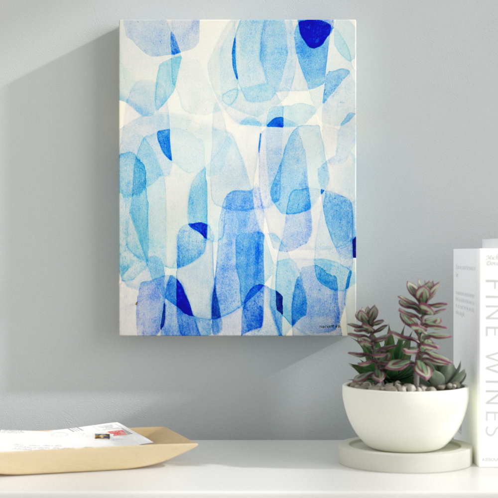 Heavy Rain by Norman Wyatt Jr. - Wrapped Canvas Painting Print Wrought Studio™ 