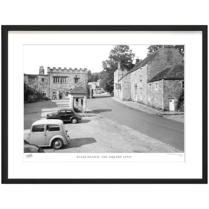 Blanchland, The Square C1955 - Single Picture Frame Print, 40cm H x 50cm W x 2.3cm D