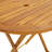2 - Person Wood Patio Dining Set with Round Table-100242812