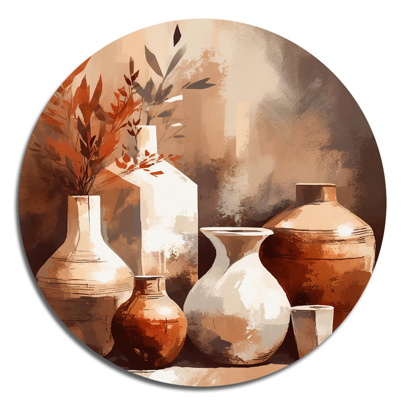 Vase en terre cuite Norco, H 23 po x l 23 po x P 1 po