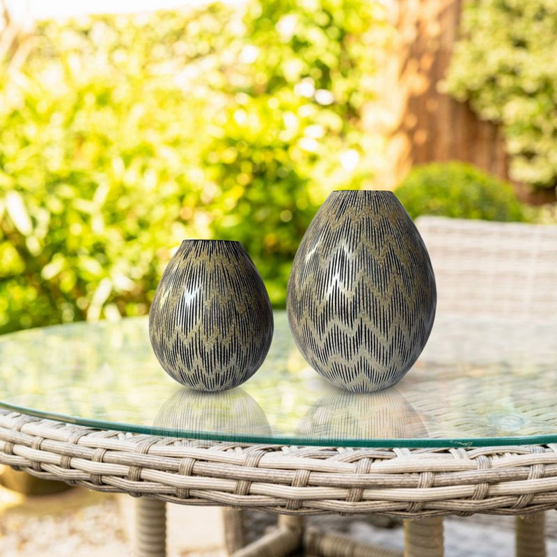Vase de table en verre Rhonda