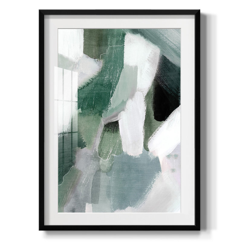 Turquoise Waters II - impression encadrée, Noir, H 25,5 po x l 17,5 po