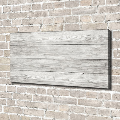 Wooden Background - Wrapped Canvas Print