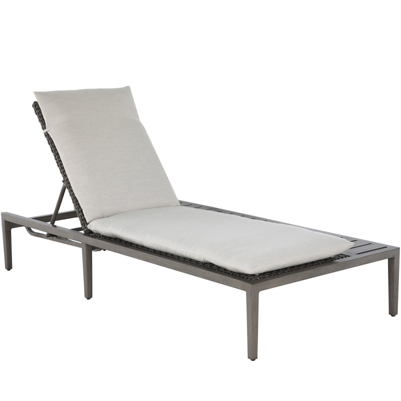 Chaise avec accoudoir droit Harbor - Gris ardoise