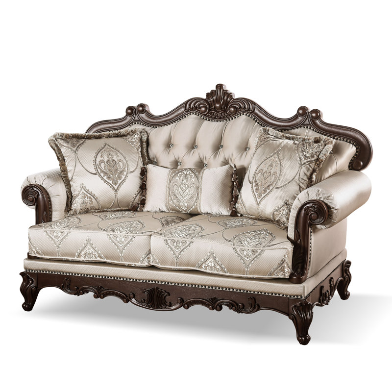 Canapé Barbato, Beige, H 44,5 po x l 69,5 po x P 38,25 po