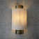 Beedle Steel And Fabric Flush Mounted Sconce