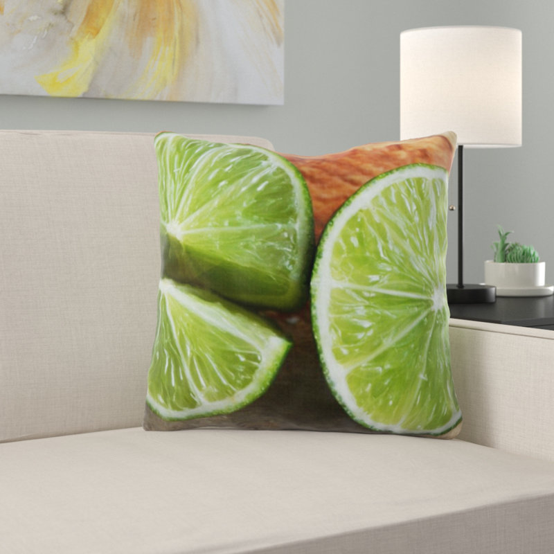 Coussin lime