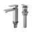 Single Hole Bathroom Faucet with Pop-up Drain and Strainer Basket-36493371