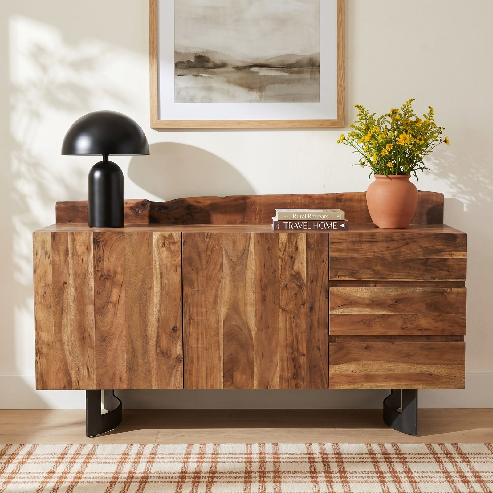 Burnell Acacia Sideboard
