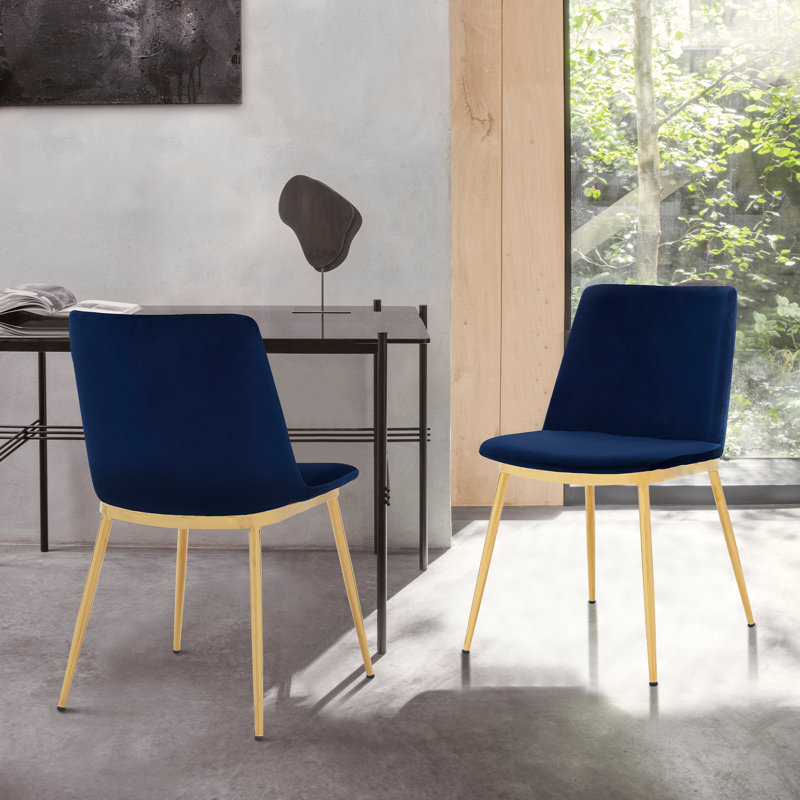 Chaise d'appoint Tortez, Bleu