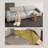 Gray Genuine Leather Modular Sofa cushion couch