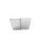 56"-60"W X 76"H Frameless Shower Door, Double Sliding Shower Door, 3/8'' (10Mm) Clear Tempered Glass Shower Enclosure With Square Rail,Double Side Easy Clean Coat, With Buffer-121957796