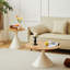 TABLE RONDE BLANC + BOIS