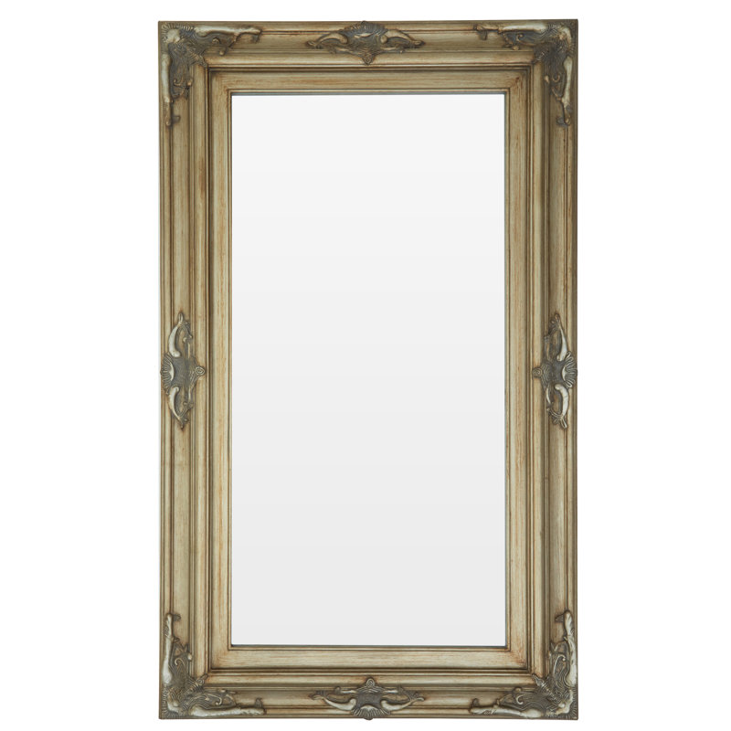 Pancras Solid Wood Flat Wall Mirror