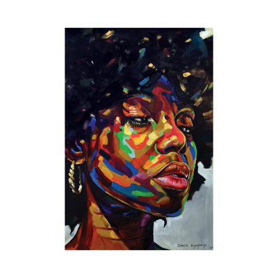 Free But Hungry III by Damola Ayegbayo - Print on Canvas