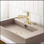 Robinet de lavabo de salle de bain avec douchette extractible, robinet de lavabo de salle de bain moderne à poignée simple avec bouchon de bonde escamotable et plaque de pont-119318281