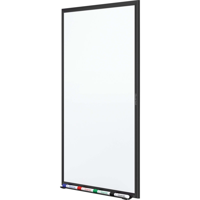 Tableau blanc mural magnétique, 48 po x 72 po, Noir