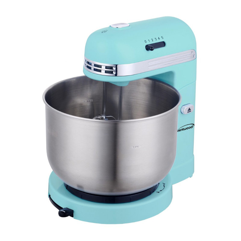 Brentwood 5 Speed 3.5 Quarts Stand Mixer, Blue