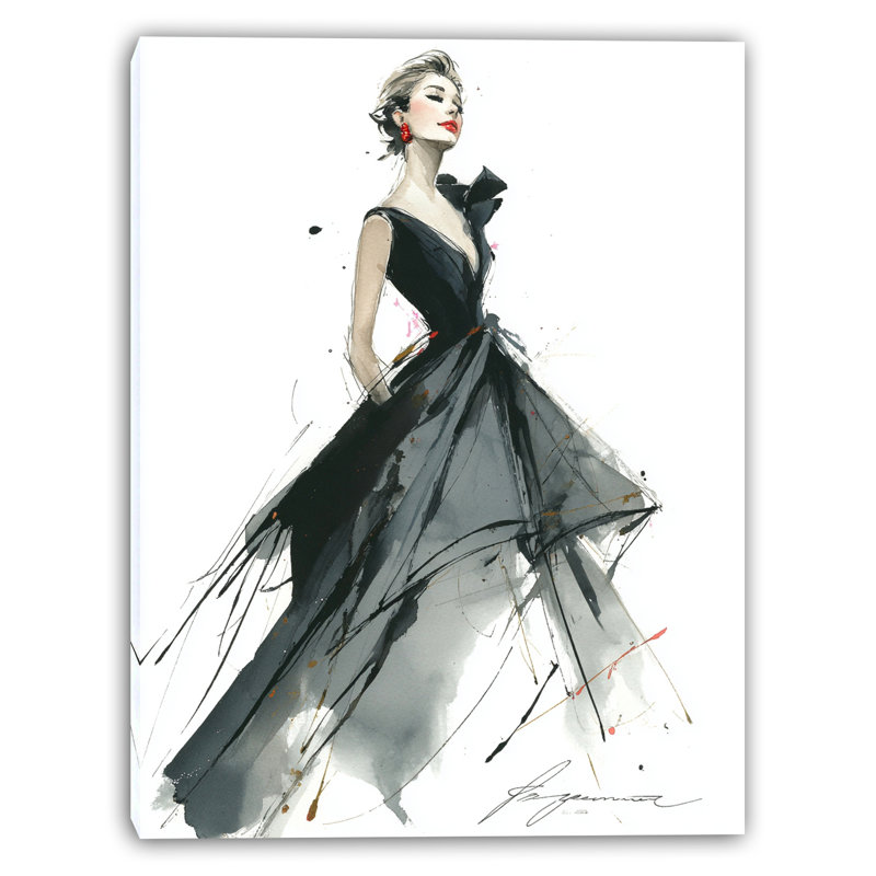«Evening Grace», art mural sur toile tendue, H 48 po x l 36 po
