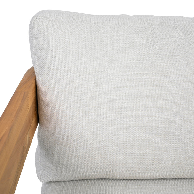 Chaise de patio en teck Nina