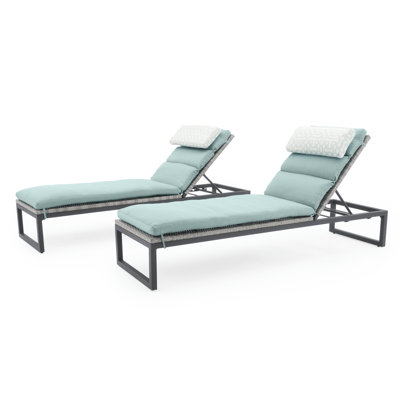 Milo Reclining Chaise Lounge with Cushion